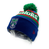 New Era New Zealand Warriors Beanie Spellout Blue OSFM