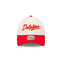 New Era The Dolphins 9Forty Two Tone Script Beige OSFM