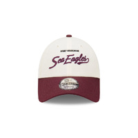 New Era Manly Warringah Sea Eagles 9Forty Two Tone Script Beige OSFM