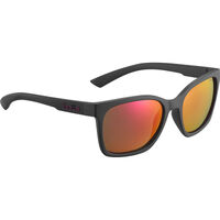 Bolle Ada 12492 Matte Black / Brown Fire Red Mirror Polarised Lenses