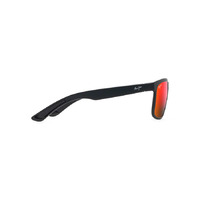 Maui Jim Huelo RM449-02 Matte Black / Hawaii Lava Polarised Lenses