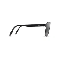 Maui Jim 2nd Reef 607-02 Satin Black / Neutral Grey Polarised Lenses