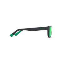 Maui Jim Keola GM628-02 Matte Black / MauiGreen Polarised Lenses