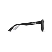 Maui Jim Ihupani Asian Fit 658-02 Matte Black / Neutral Grey Polarised Lenses