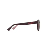 Maui Jim Ihupani Asian Fit R658-04 Matte Burgundy / Maui Rose Polarised Lenses