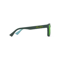 Maui Jim Opiopio Asian Fit GM659-15 Matte Green w Green Grad Int / MauiGreen Polarised Lenses