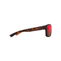 Maui Jim Uila RM661-10A Matte Dark Havana w Orange / Hawaii Lava Polarised Lenses