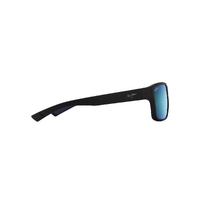 Maui Jim Uila Asian Fit B662-02 Matte Black / Blue Hawaii Polarised Lenses