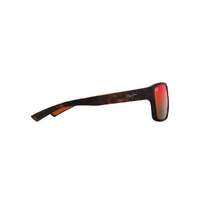 Maui Jim Uila Asian Fit RM662-10 Matte Dark Havana / Hawaii Lava Polarised Lenses