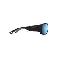 Maui Jim Keha B663-02 Matte Black / Blue Hawaii Polarised Lenses