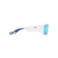 Maui Jim Keha Asian Fit B664-05 Matte White / Blue Hawaii Polarised Lenses