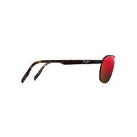 Maui Jim Castles RM728-02A Matte Black Varnish w Havana / Hawaii Lava Polarised Lenses