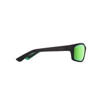 Maui Jim Kanaio Coast GM766-02 Matte Black w Green / MauiGreen Polarised Lenses