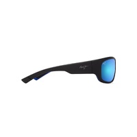 Maui Jim Ma'ukele B682-02A Matte Black w Blue / Blue Hawaii Polarised Lenses