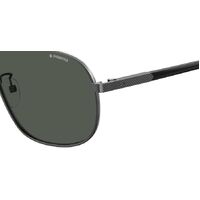 Polaroid PLD 2074/S/X KJ1 M9 60 Dark Ruthenium / Grey Polarised Lenses