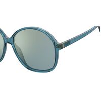 Polaroid PLD 6095/S ZI9 A2 57 Teal / Gold Mirror Polarised Lenses