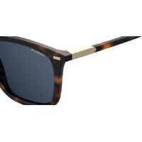 Polaroid PLD 2085/S 086 C3 52 Havana / Blue Polarised Lenses