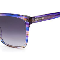 Missoni MIS 0008/S V43 9O 56 Blue Horn / Dark Grey Gradient Lenses