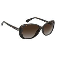 Polaroid PLD 4097/S 086 LA 58 Havana / Brown Gradient Polarised Lenses