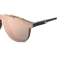 Carrera 2024T/C 05L 0J 47 Havana 2 / Rose Gold Mirror Lenses