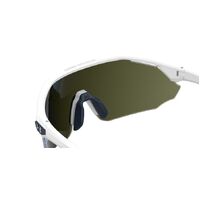 Under Armour UA 0011/S WWK 99 W1 Matte White Blue / Blue Mirror Lenses