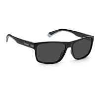 Polaroid PLD 2121/S 08A M9 58 Black Grey / Grey Polarised Lenses