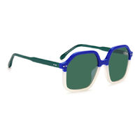 Isabel Marant IM 0049/G/S 5L7 QT 55 Blue Ivory / Green Lenses