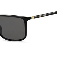 Hugo Boss BOSS 0665/S/IT 2M2 IR 57 Black Gold / Grey Lenses