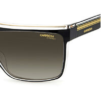 Carrera 22/N 2M2 HA 63 Black Gold / Brown Lenses