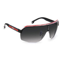 Carrera Topcar 1/N T4O 9O 99 Black Crystal White Red / Dark Grey Lenses