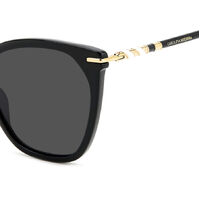 Carolina Herrera HER 0091/S 807 IR 56 Black / Grey Lenses