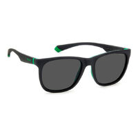 Polaroid PLD 2140/S 3OL M9 55 Matte Black Green / Grey Polarised Lenses