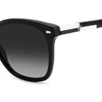 Carolina Herrera HER 0137/S 80S 9O 54 Black White / Dark Grey Gradient Lenses