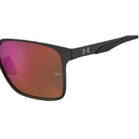 Under Armour UA Assist MTL/G 807 UZ 57 Black / Red Mirror Lenses