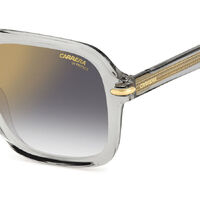 Carrera 317/S KB7 FQ 55 Grey / Grey Gradient Gold Mirror Lenses