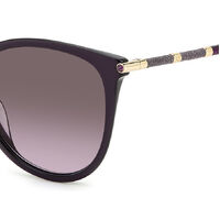 Carolina Herrera HER 0189/G/S T1W QR 57 Plum Gold / Brown Violet Gradient Lenses