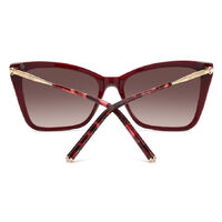 Carolina Herrera HER 0180/S 6K3 HA 57 Burgundy Gold / Brown Gradient Lenses