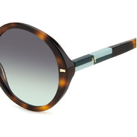 Carolina Herrera HER 0177/S PHW IB 55 Havana Green / Grey Green Lenses