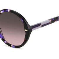 Carolina Herrera HER 0177/S YJM M2 55 Violet Tortoise / Brown Pink Gradient Lenses