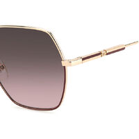 Carolina Herrera HER 0183/S NOA M2 55 Gold Burgundy / Brown Pink Gradient Lenses