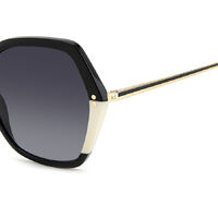 Carolina Herrera HER 0185/S 80S 9O 55 Black White / Dark Grey Gradient Lenses