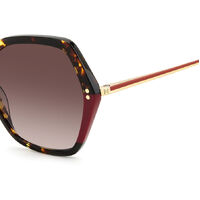 Carolina Herrera HER 0185/S O63 HA 55 Havana Red / Brown Gradient Lenses