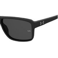 Under Armour UA Kickoff 003 M9 62 Matte Black / Grey Polarised Lenses