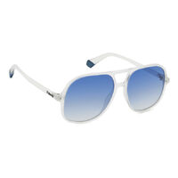 Polaroid PLD 6217/S 2M4 Z7 57 Matte Crystal / Blue Gradient Polarised Lenses