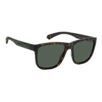 Polaroid PLD 2155/S HGC UC 57 Matte Brown Havana / Green Polarised Lenses