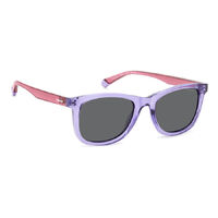 Polaroid Kids PLD 8060/S 789 M9 46 Lilac / Grey Polarised Lenses