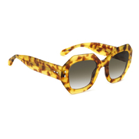 Isabel Marant IM 0173/S C9B 9K 52 Havana Honey / Green Mirror Lenses