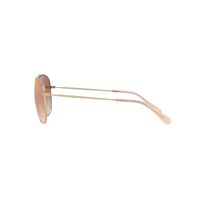 Coach HC7079 90056F-58 Light Gold / Rose Gold Gradient Flash Lenses