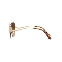 Coach HC7152 900574-60 Shiny Light Gold / Brown Gradient Lenses