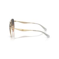 Coach CW193 HC7169 900518-57 Shiny Light Gold / Smokey Peach Gradient Lenses